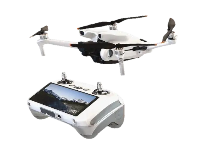 DJI Mini 3 Drone with Remote Controller - Camera 3D model, vytvořený pomocí AI