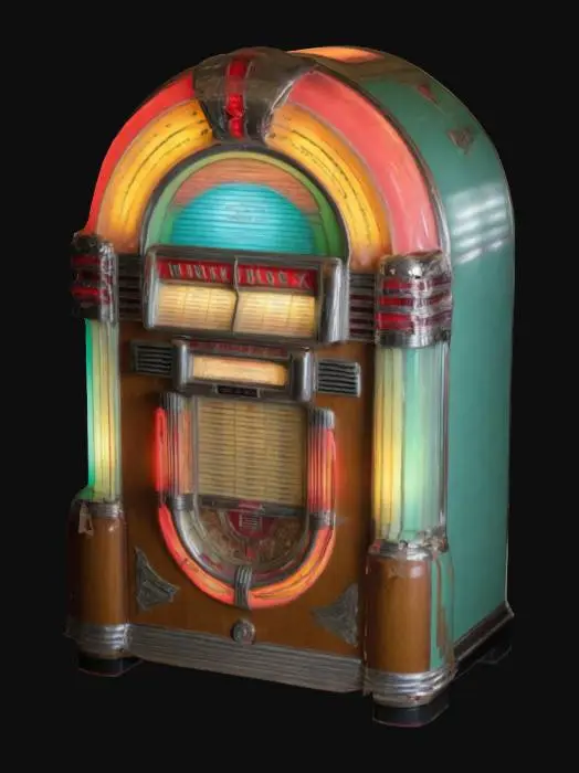 3D model for  jukebox from 1950