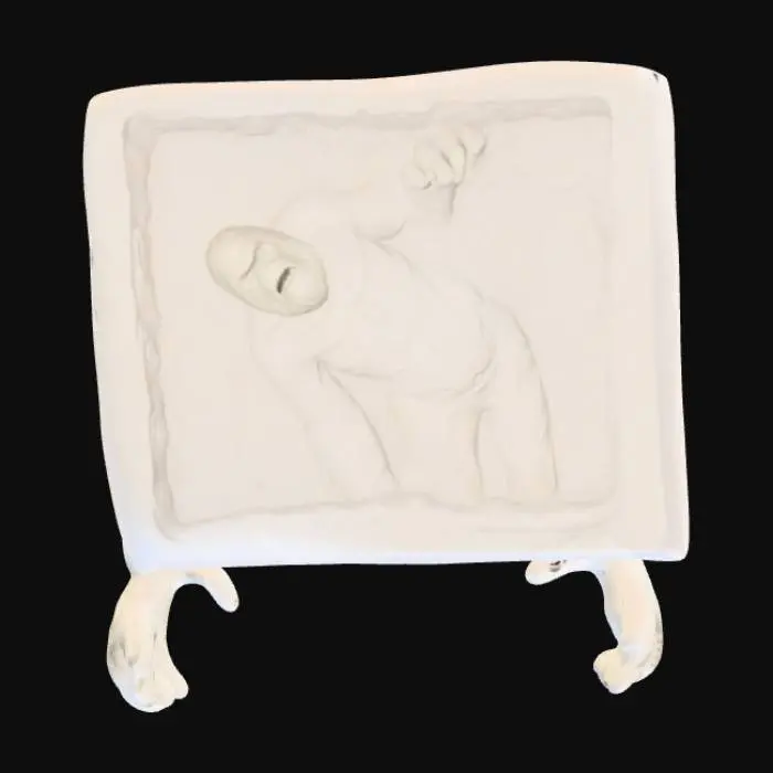 3D model for A realistic looking Bigfoot frozen in a carbonite block like Han Solo from star wars with his hands frozen up in a position of attempting to get away. The model is highly detailed correctly colored and easy to distinguish what it is. Bigfoot should be fully encased in carbonite and look like he is frozen in a solid block with a look of dismay and the posturing of an attempted getaway. Bigfoot should be extremely detailed and easy to recognize. 