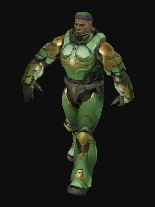 3D model for Space Warrior