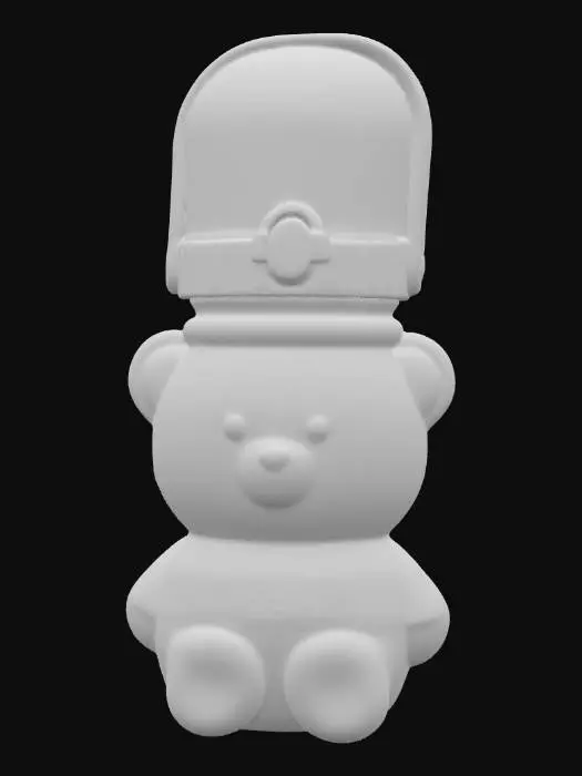 3D model for A cute robotic teddy bear assistant