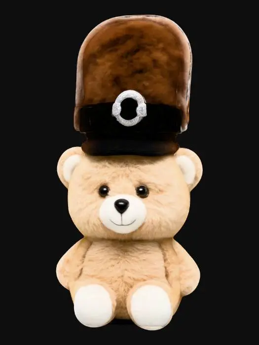 3D model for A cute robotic teddy bear assistant