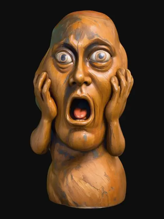 3D model for The Scream Potato