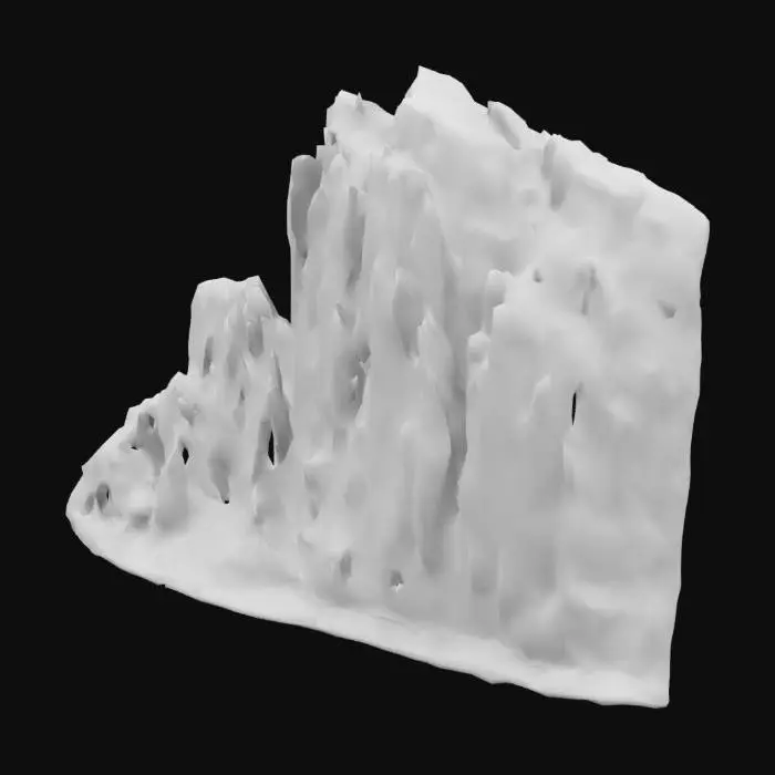 3D model for Cliffside Solitude