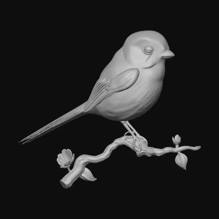 3D model for Chirpy Perch