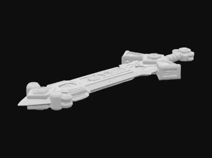 3D model for subwoofer immortal sword insanely big