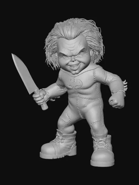3D model for batman if he was chucky, #Halloween2025#