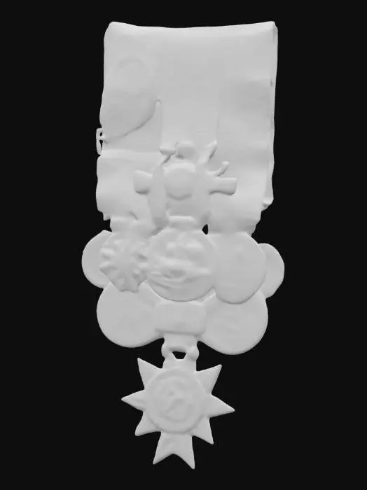 3D model for Military Medals Display