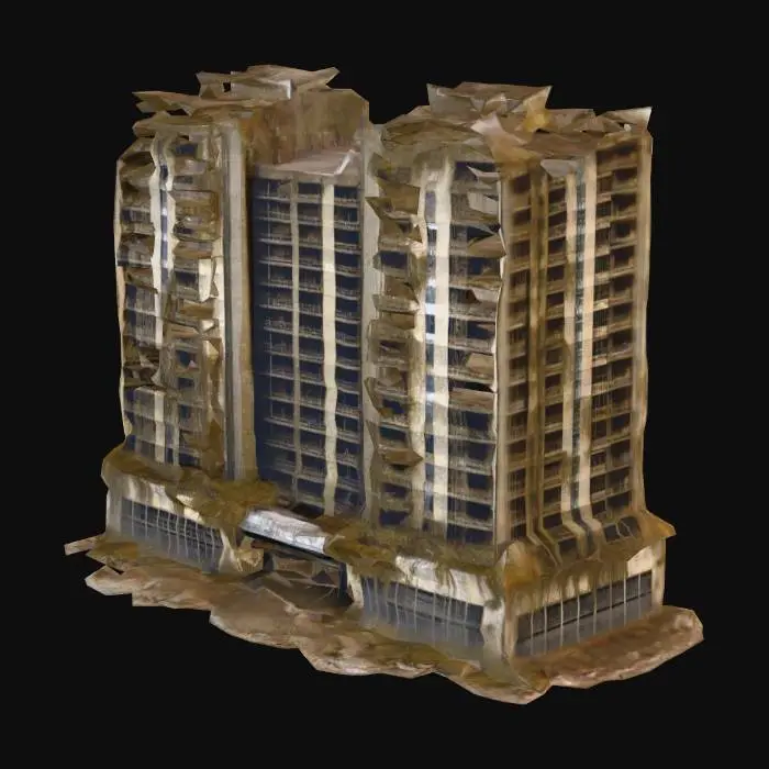 3D model for highrise residential block
