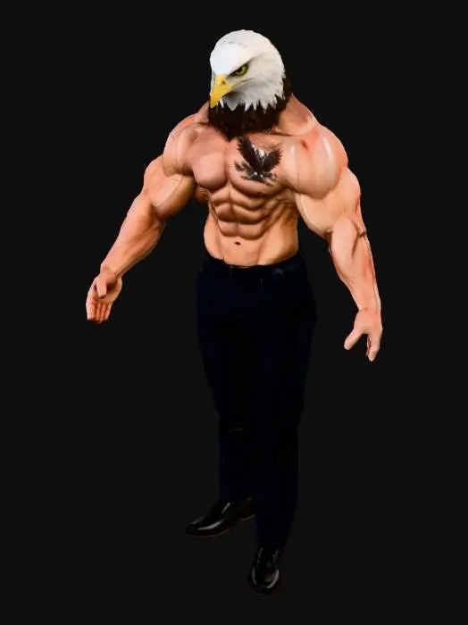 3D model for Mr. Eagle