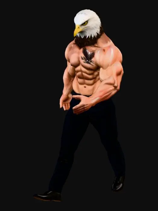 3D model for Mr. Eagle
