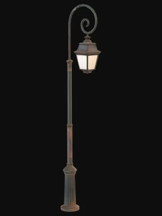 3D model for OldLampost