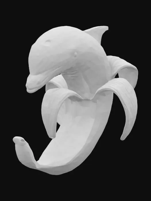 3D model for Banana Dolphin Splash