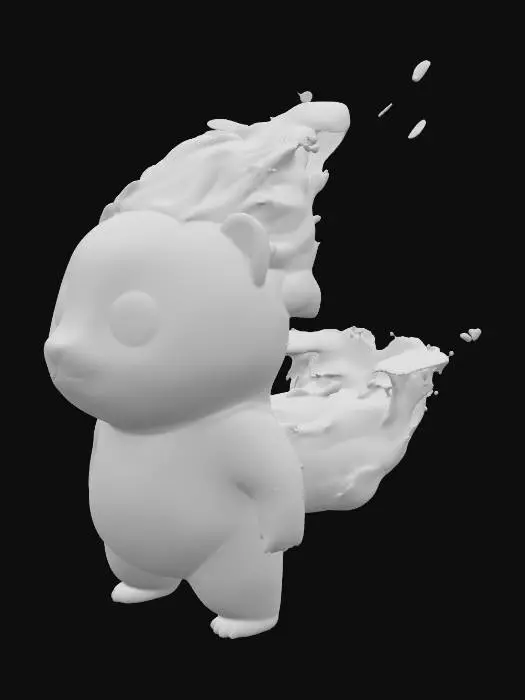 3D model for Glowing Badger Spirit