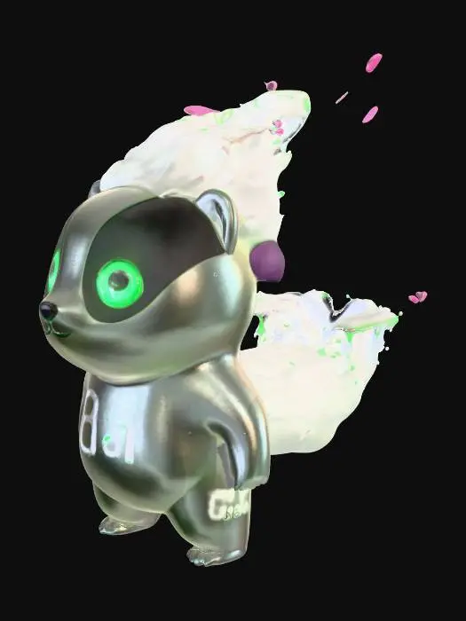 3D model for Glowing Badger Spirit