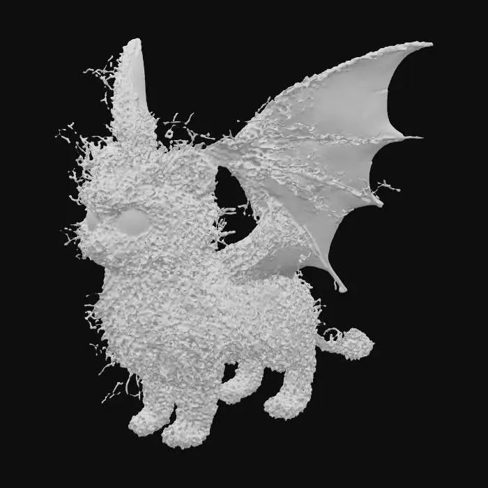 3D model for Sparkling Dragon Kitten