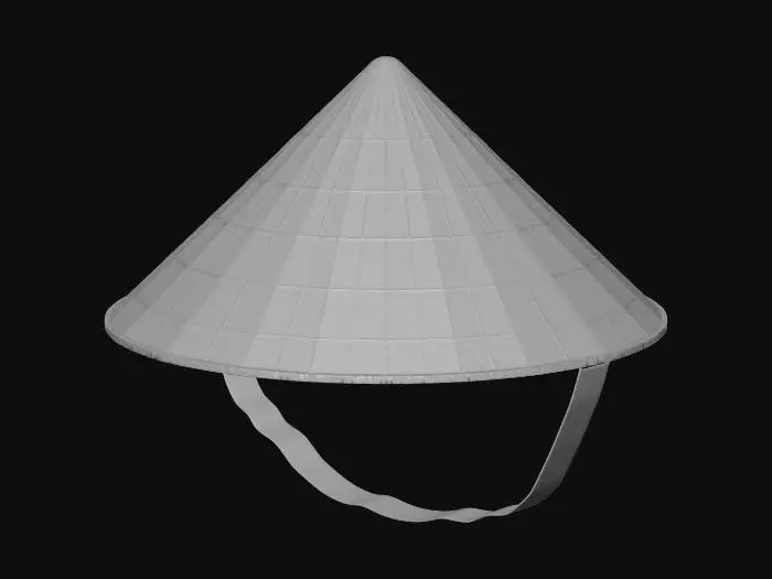 3D model for Conical Straw Hat