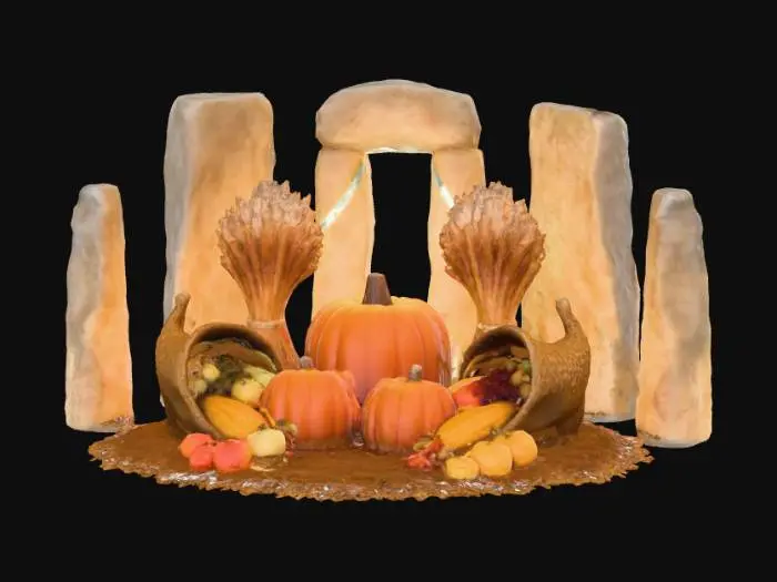 3D model for Harvest Blessings #Thanksgiving