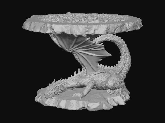 3D model for Dragon's Amethyst Table