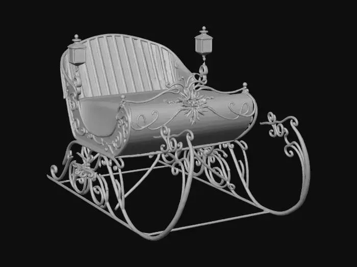 3D model for Enchanted Holiday Sleigh, #Christmas2025#