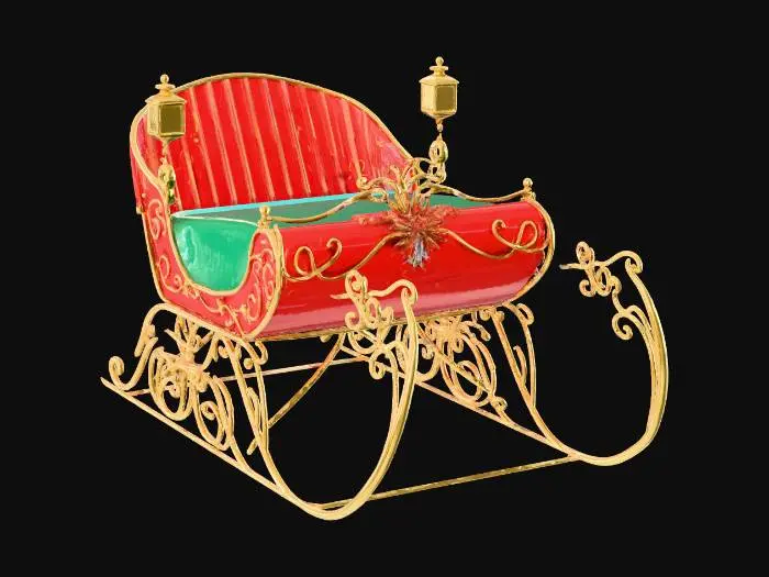 3D model for Enchanted Holiday Sleigh, #Christmas2025#