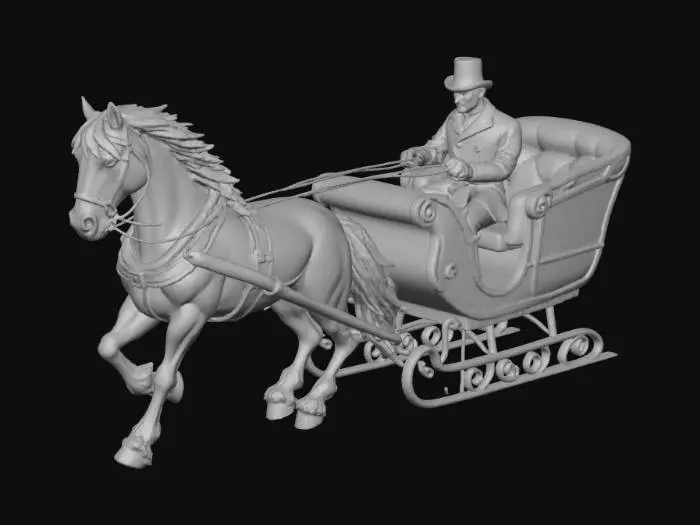 3D model for Gentleman's Sleigh Ride, #Christmas2025#