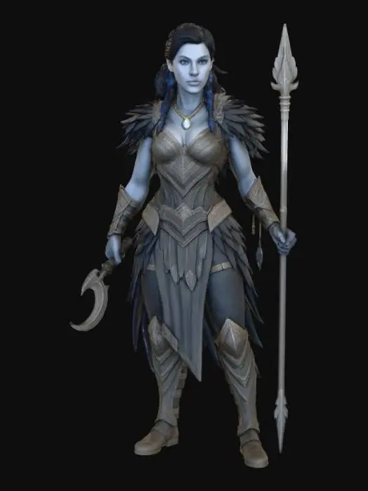 3D model for Warrior Raven Gate