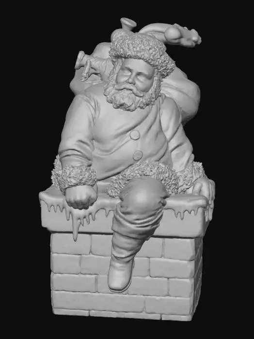 3D model for Santa on the Chimney, #Christmas2025#