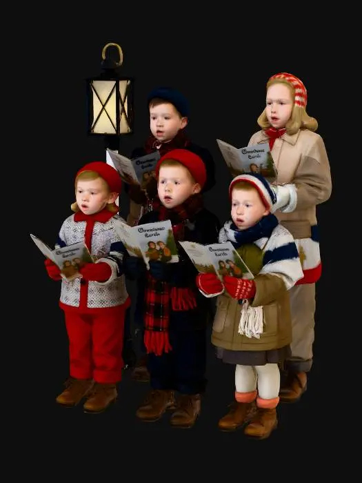 3D model for Caroling Children, #Christmas2025#