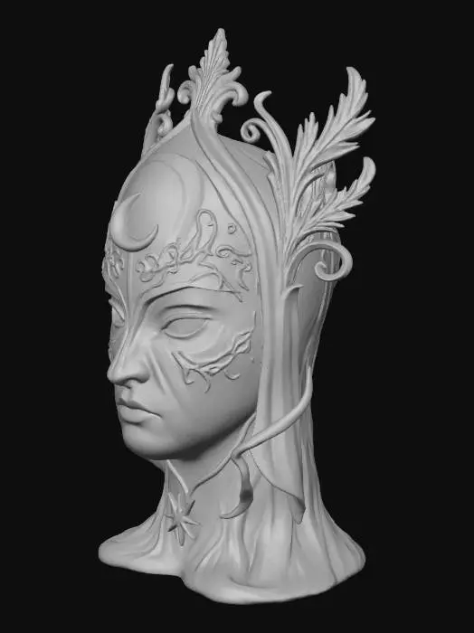 3D model for Ceremonial Mask , #Christmas2025#