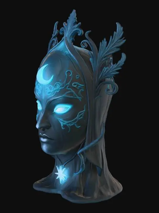 3D model for Ceremonial Mask , #Christmas2025#