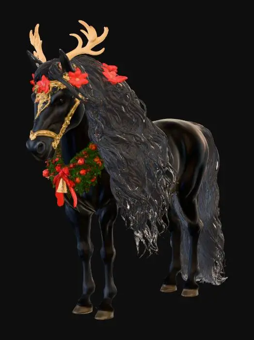 3D model for Festive Equine Majesty , #Christmas2025#