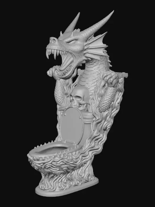 3D model for Dragon Throne Of Flames