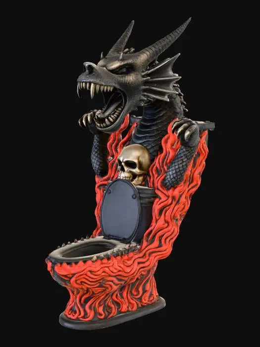 3D model for Dragon Throne Of Flames