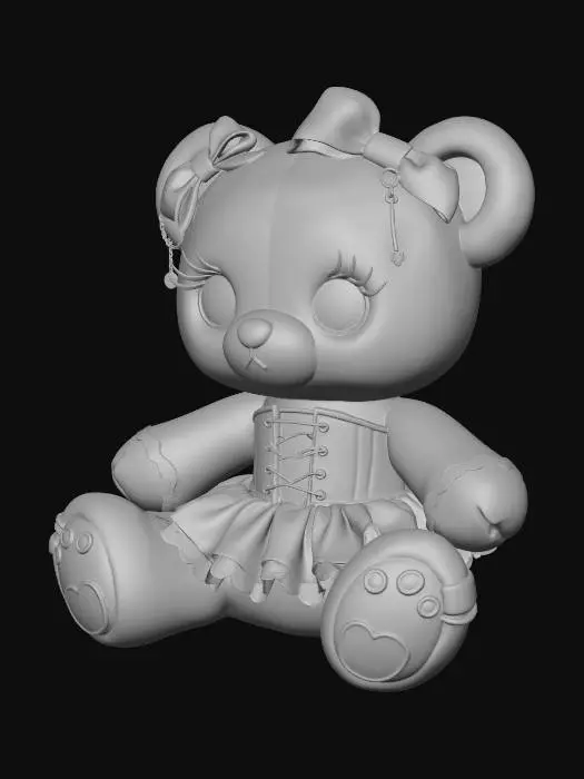 3D model for Shadowed Velvet Bear