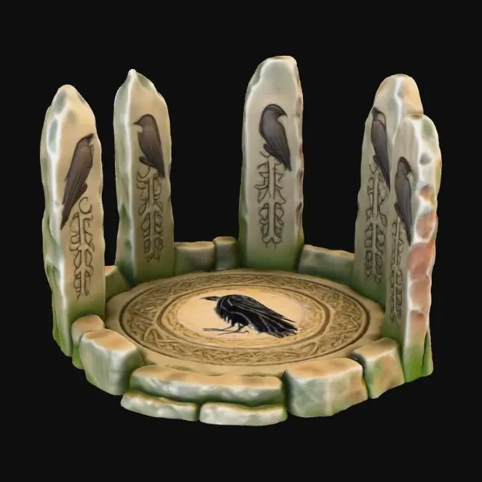 3D model for Ancient Raven Ritual Circle
