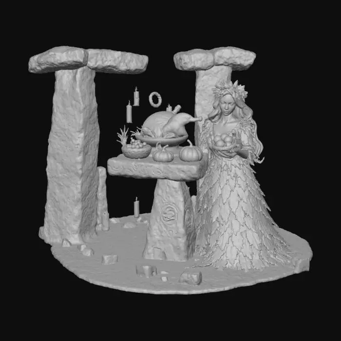 3D model for Spirit of Gratitude #Thanksgiving