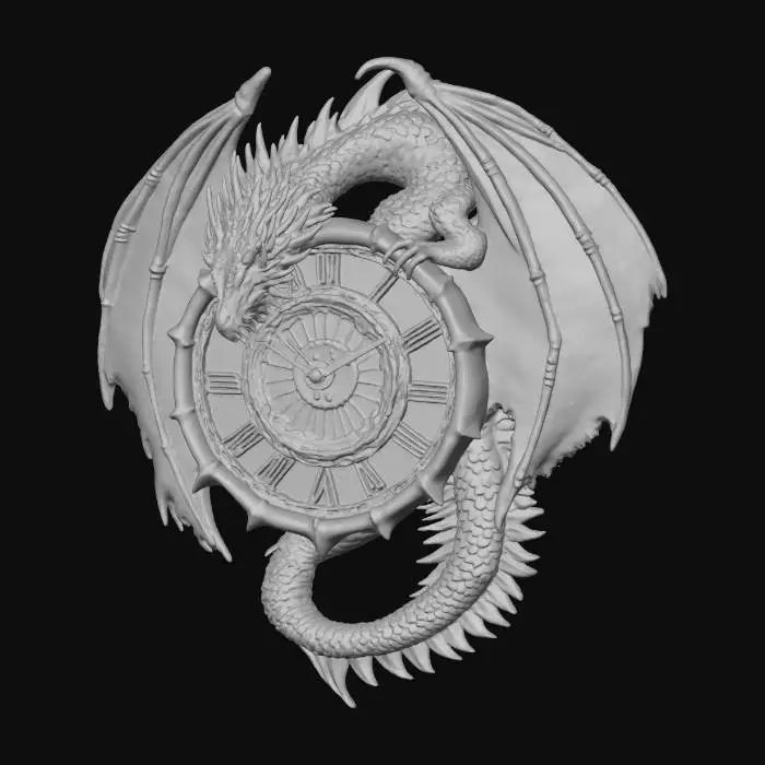 3D model for Dragon Timekeeper