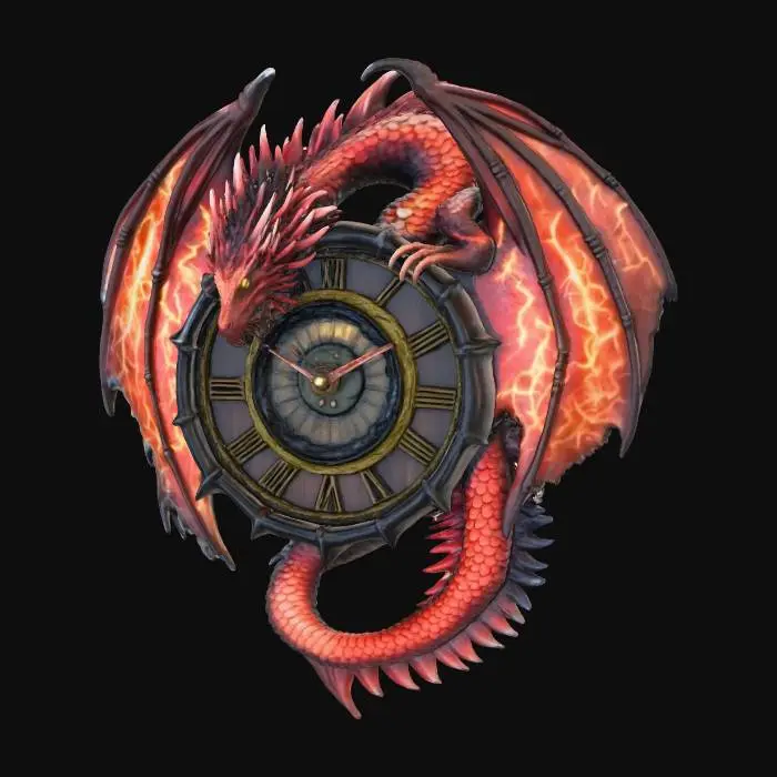 3D model for Dragon Timekeeper