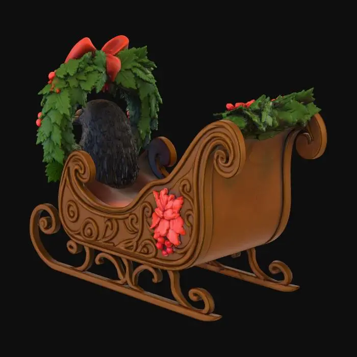 3D model for Ravensborne Ceremonial Sleigh , #Christmas2025#
