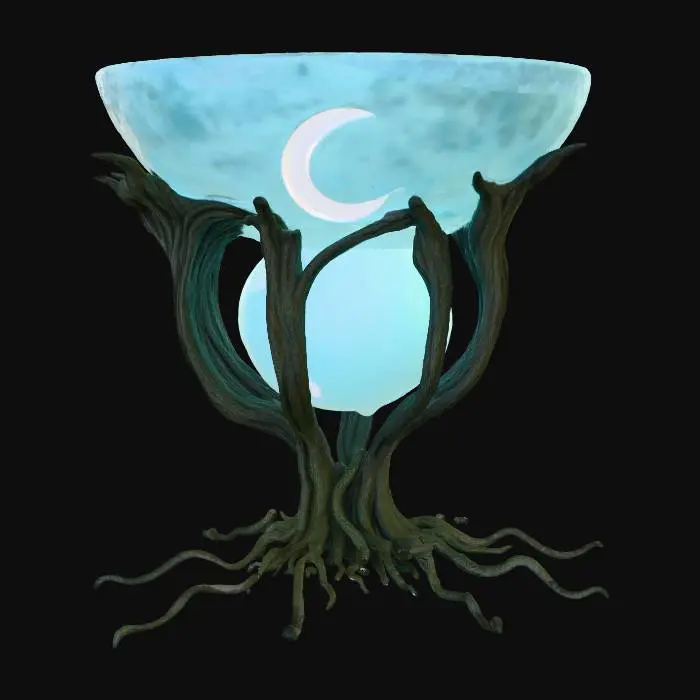 3D model for Ceremonial Moonveil Fire Bowl , #Christmas2025#