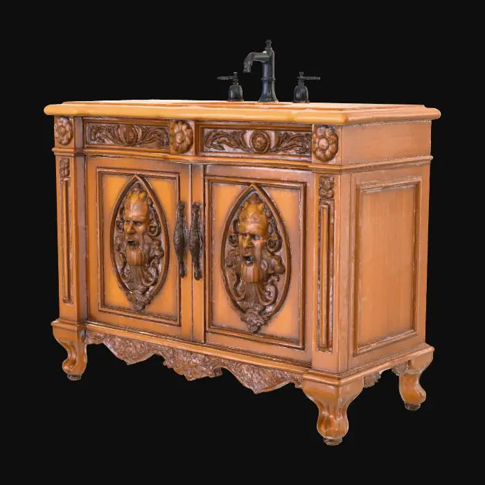 3D model for Ornate Vanity Sink