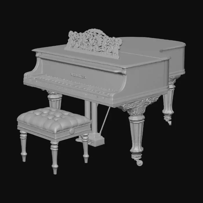 3D model for Grand Piano