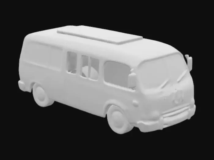 3D model for create a 3d image of a lagos yellow bus in nigeria also called danfo it major a volks wagen bus. add colors and light
