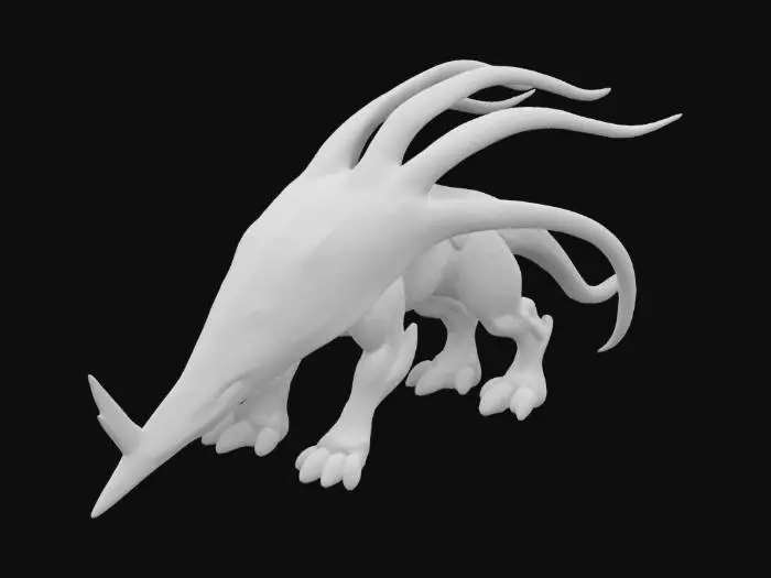 3D model for Aquatic Guardian, #garden#