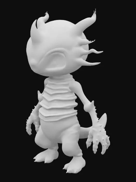 3D model for Pokemon ,
Ghostly, skeletal, translucent, eerie glow, sharp bones, floating, ominous eyes, ethereal smoke, jagged limbs, haunting presence