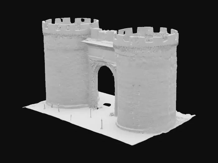 3D model for Medieval City Gate