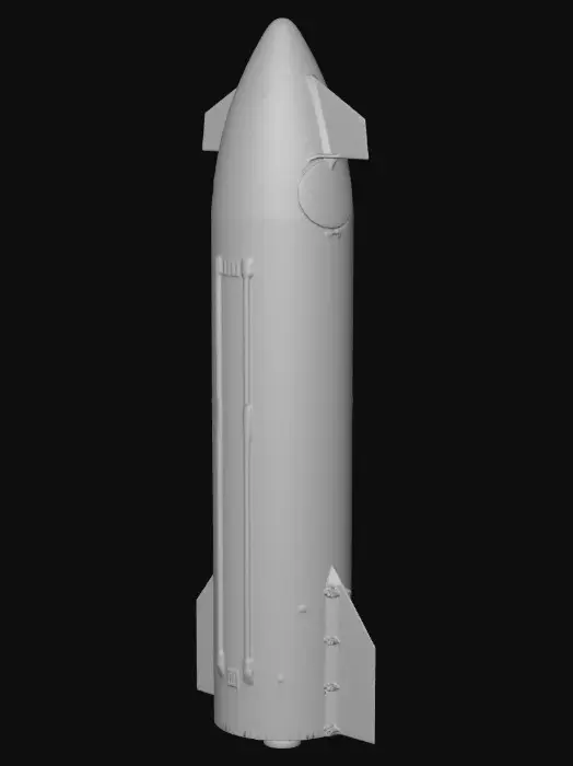 3D model for Starship Pinnacle