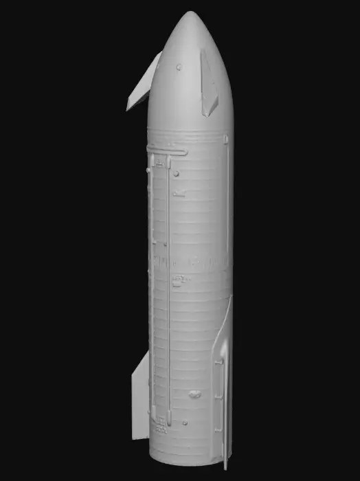 3D model for Starship V3