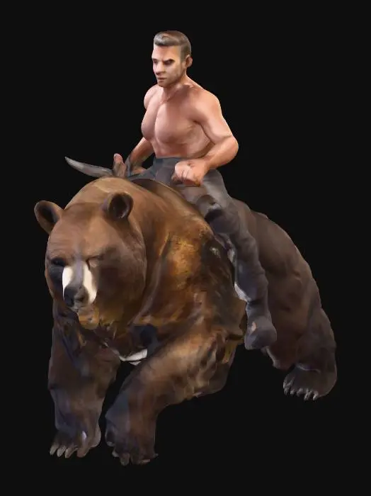 3D model for Bear Rider in the City